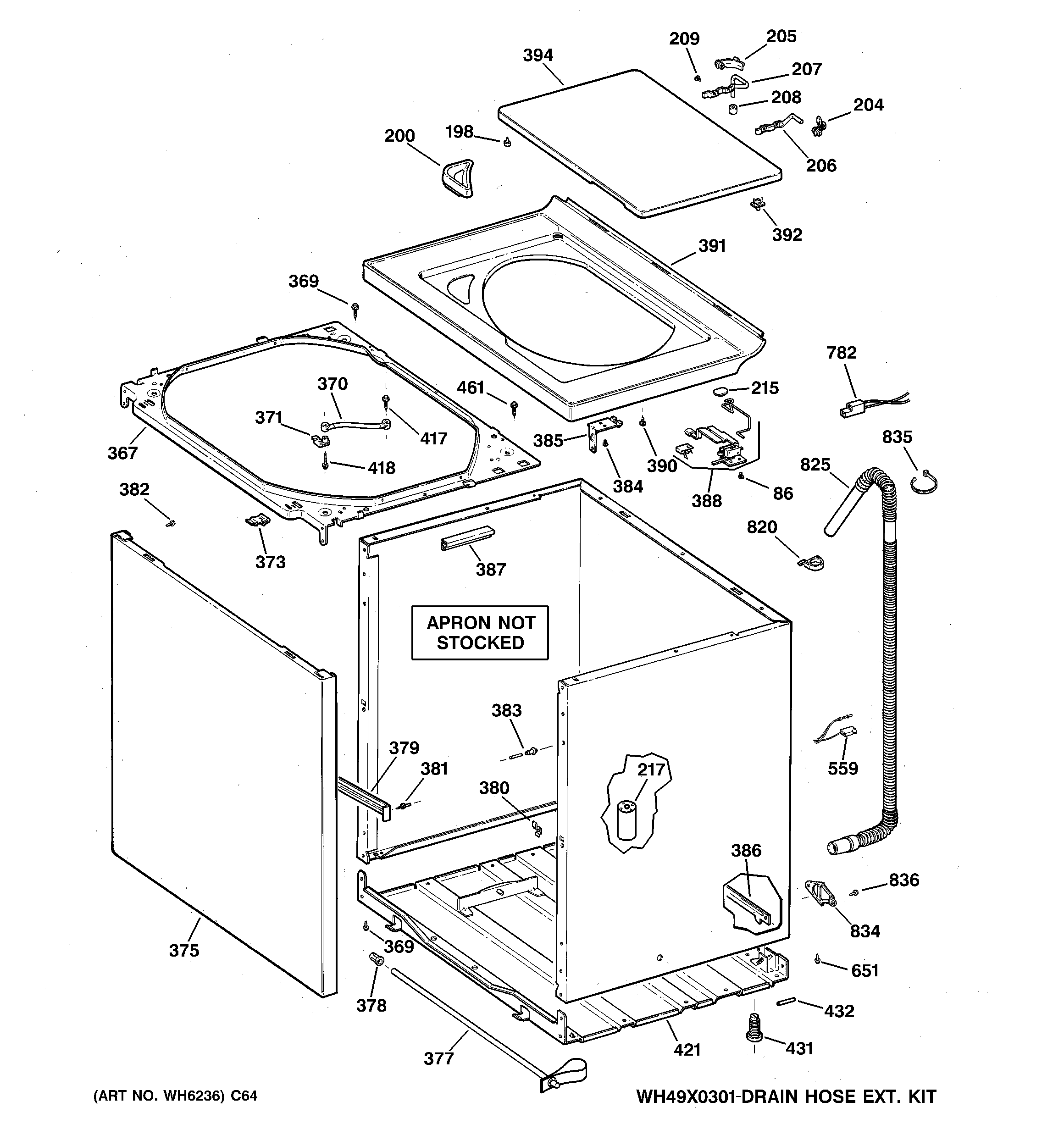 Cabinet, cover & front panel