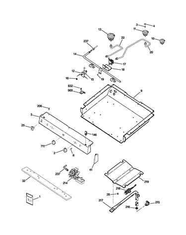 Gas & burner parts