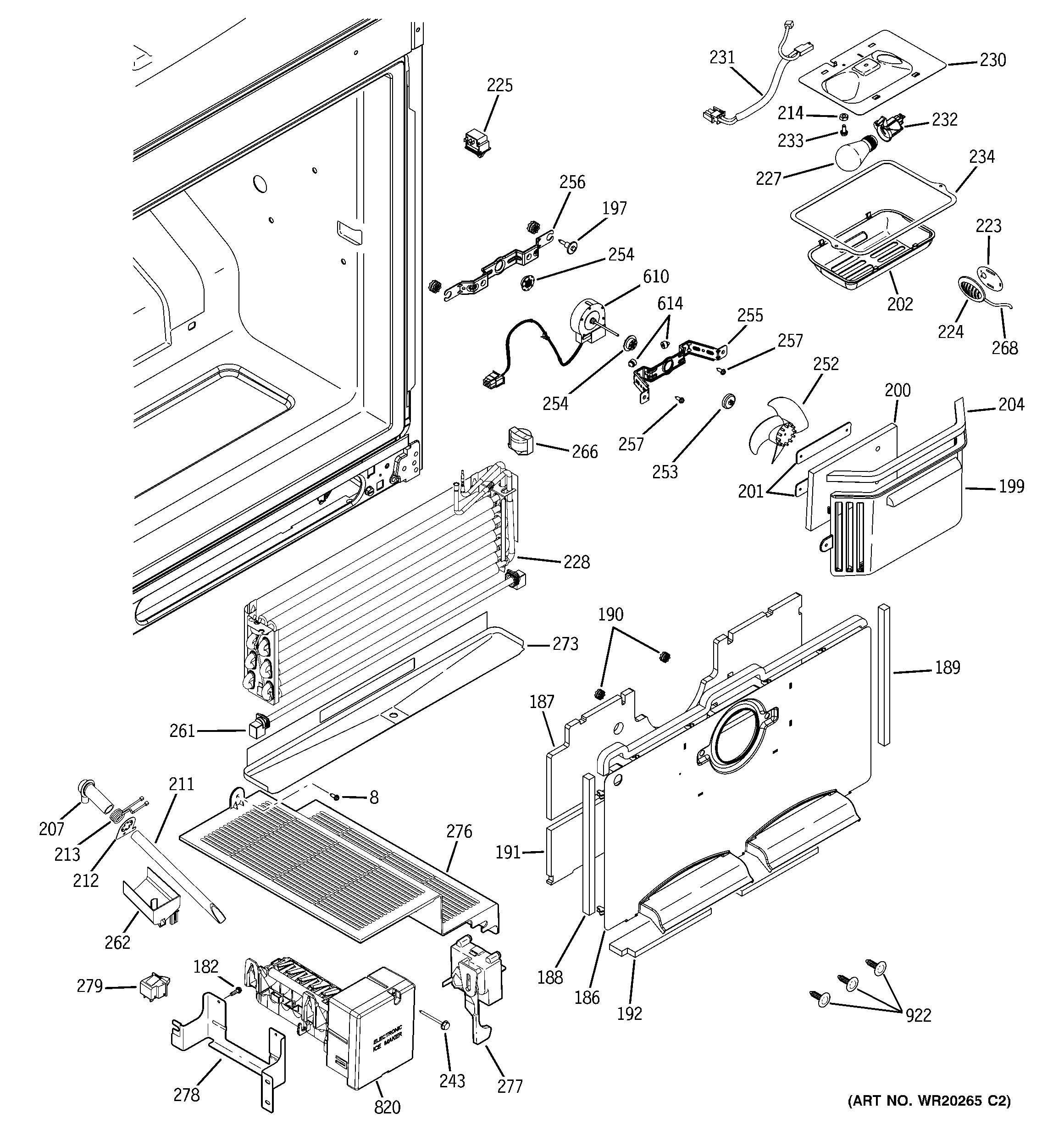 Freezer section