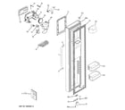 GE DSL26DHWASS freezer door diagram