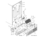 GE GSL25LGWASS sealed system & mother board diagram