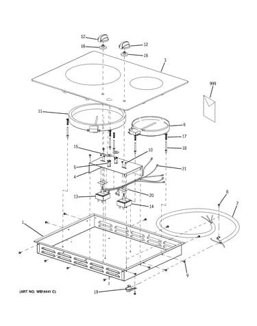 Control panel & cooktop