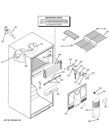 Freezer section