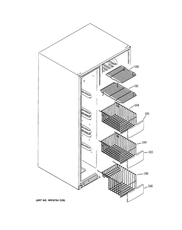 Freezer shelves