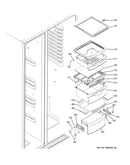 Fresh food shelves