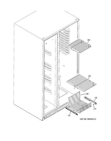 Freezer shelves
