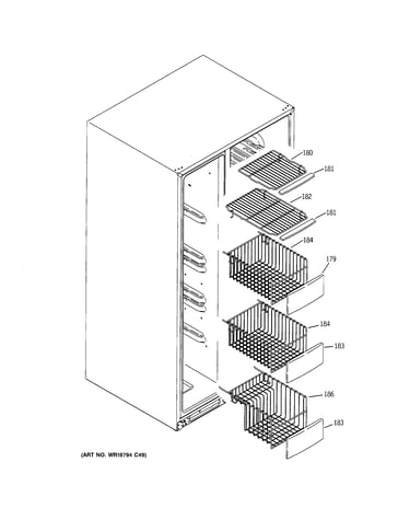 Freezer shelves