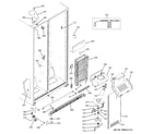 GE ESH25JFXABB freezer section diagram