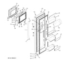 GE GSHL6PHXBELS fresh food door diagram