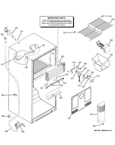 Freezer section