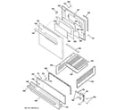 GE AGBS300PJ3WW door & drawer parts diagram