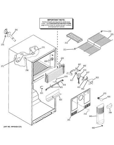 Freezer section