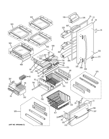 Doors & shelves