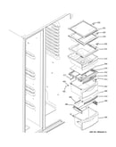 Fresh food shelves