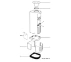 GE GXCF03E hot & cold water dispenser diagram