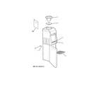 GE GXCF05D hot & cold water dispenser diagram