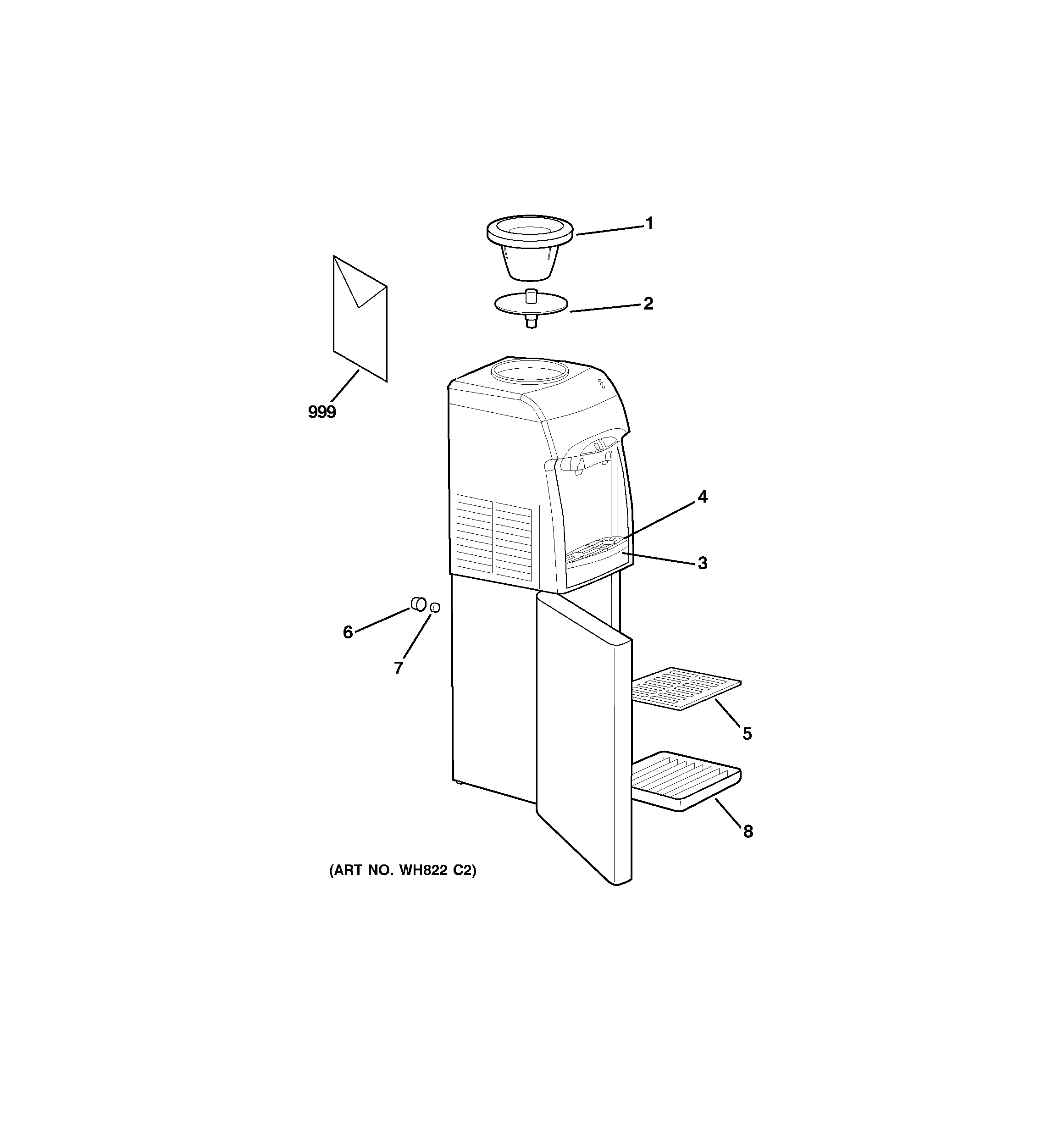Hot & cold water dispenser