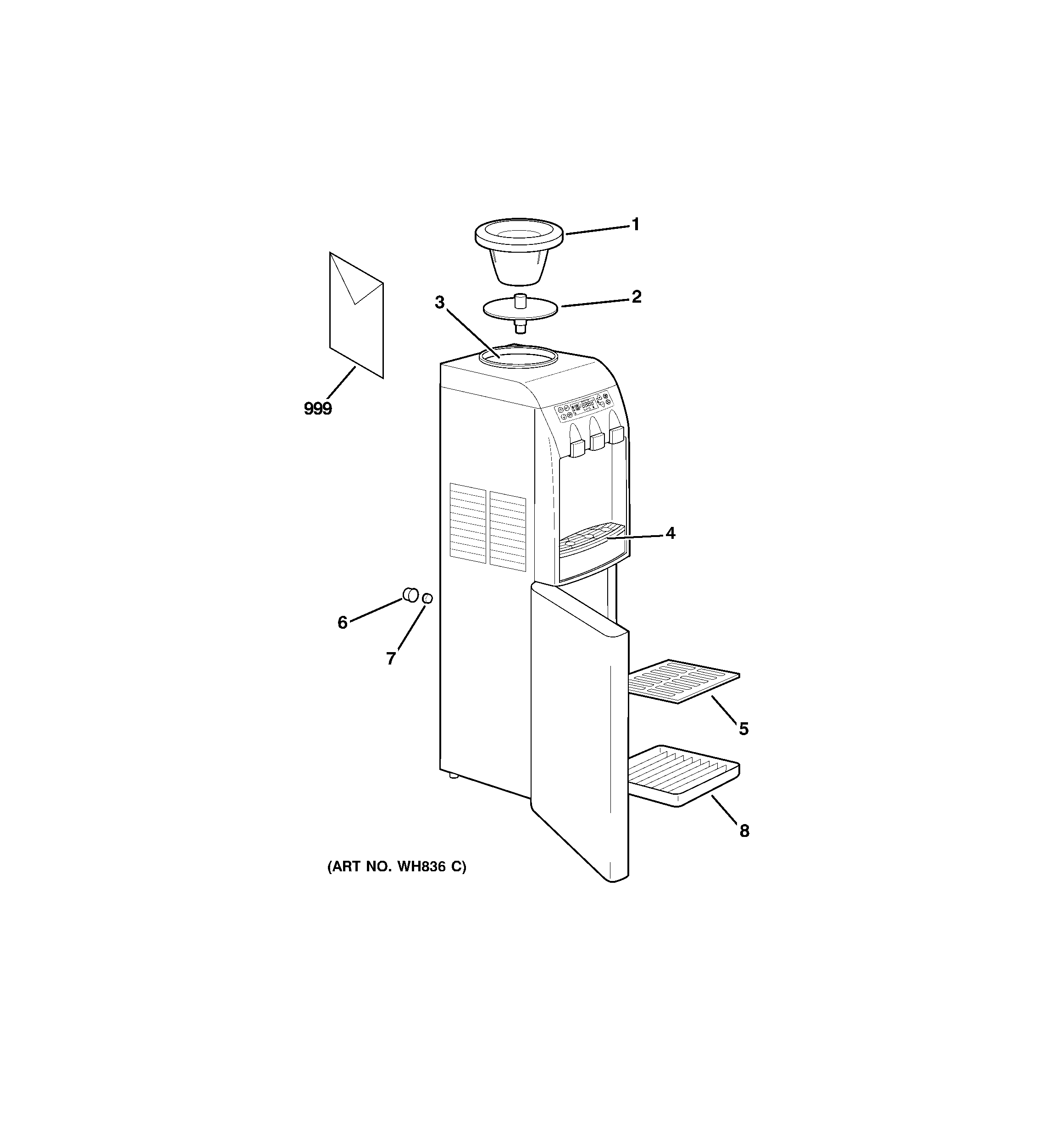 Hot & cold water dispenser
