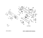 GE S2100G3WW controls & backsplash diagram