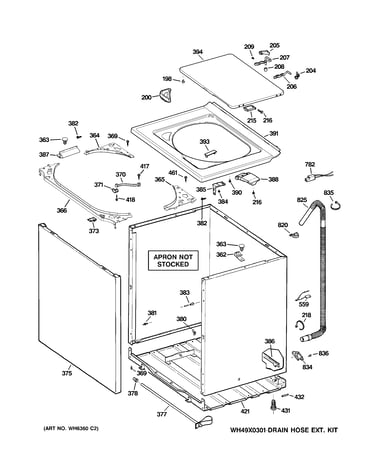 Cabinet, cover & front panel