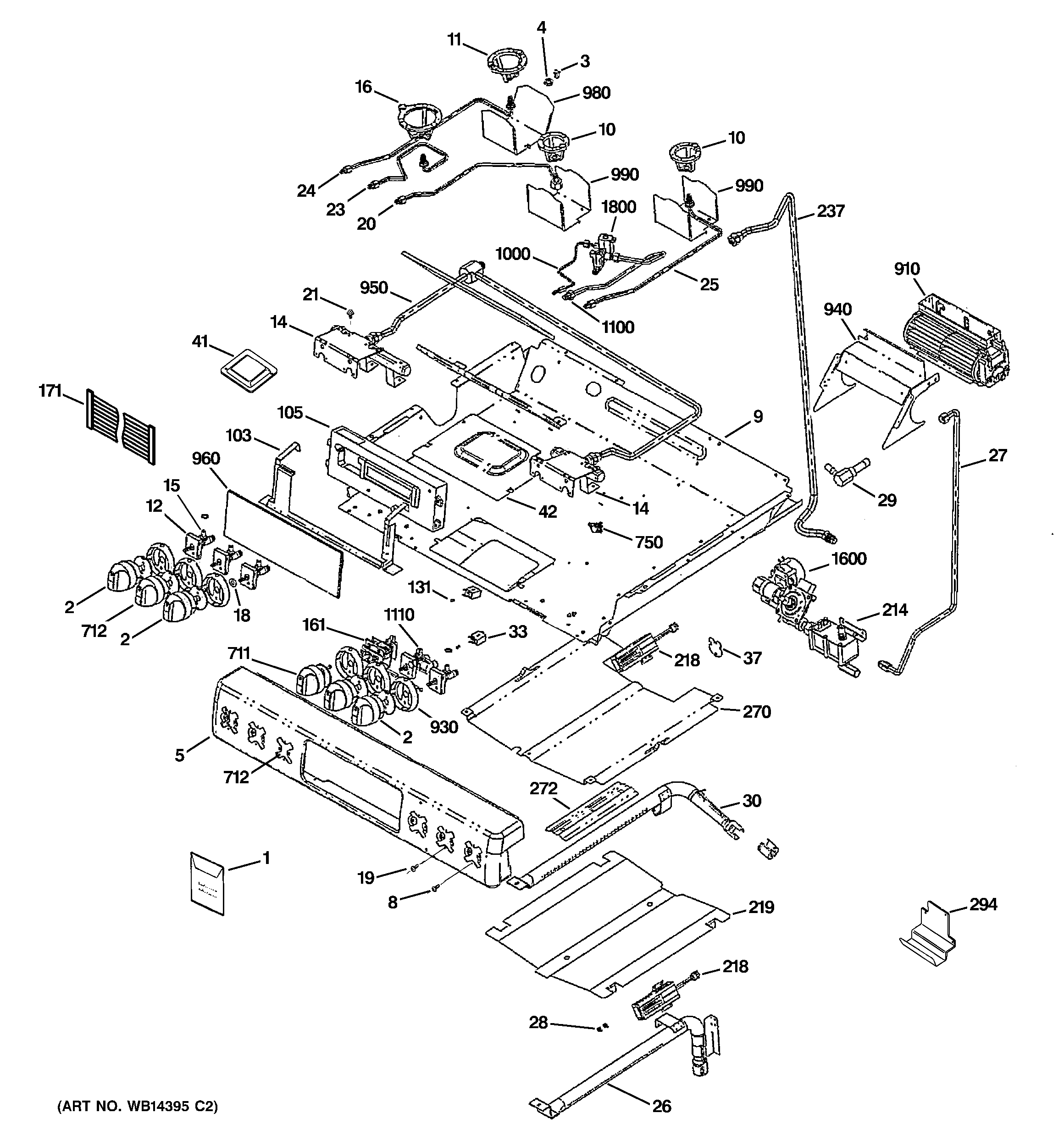 Gas & burner parts