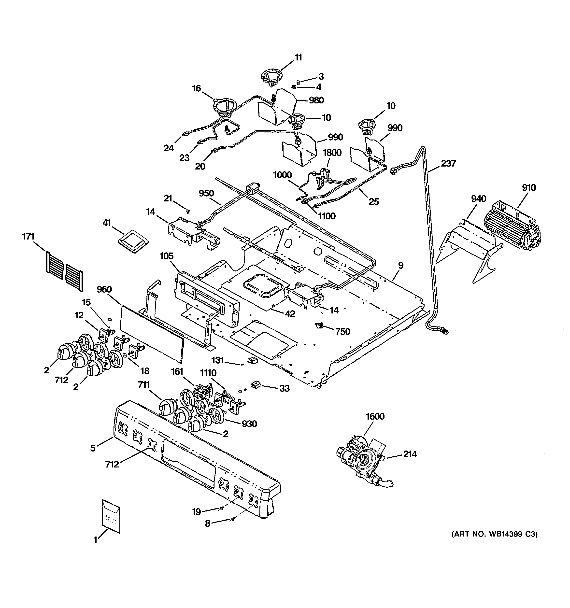 Gas & burner parts