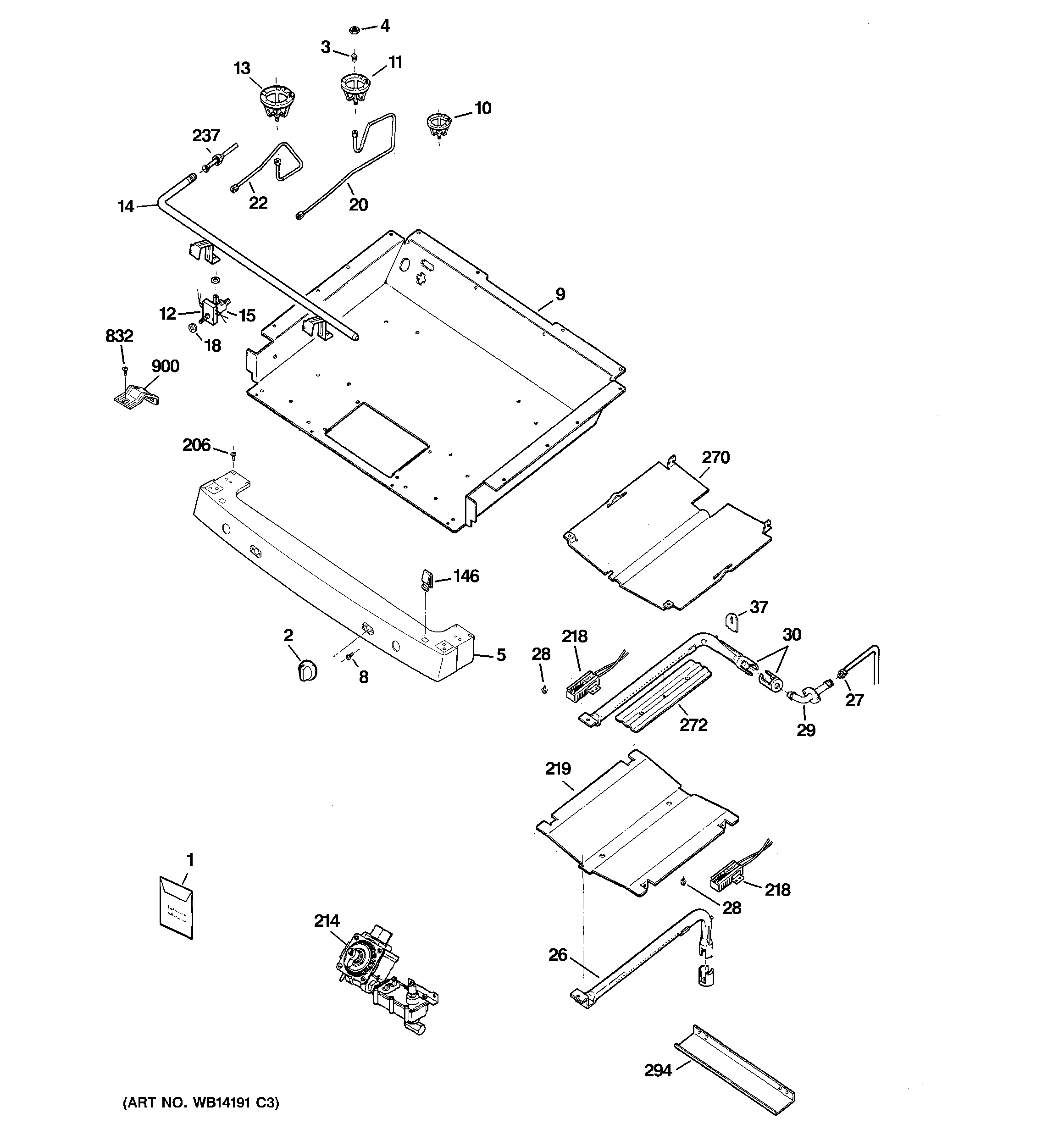 Gas & burner parts