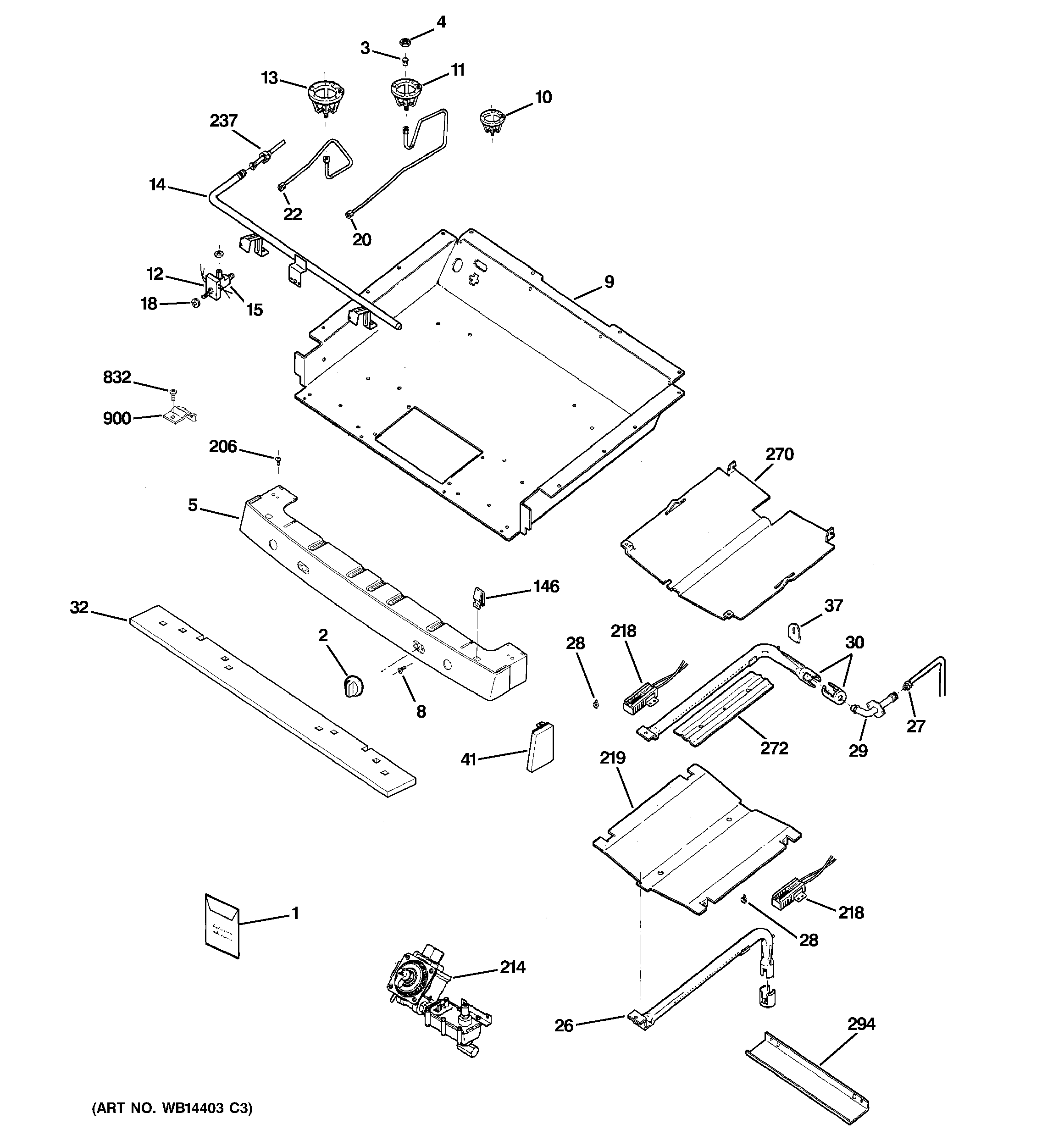 Gas & burner parts