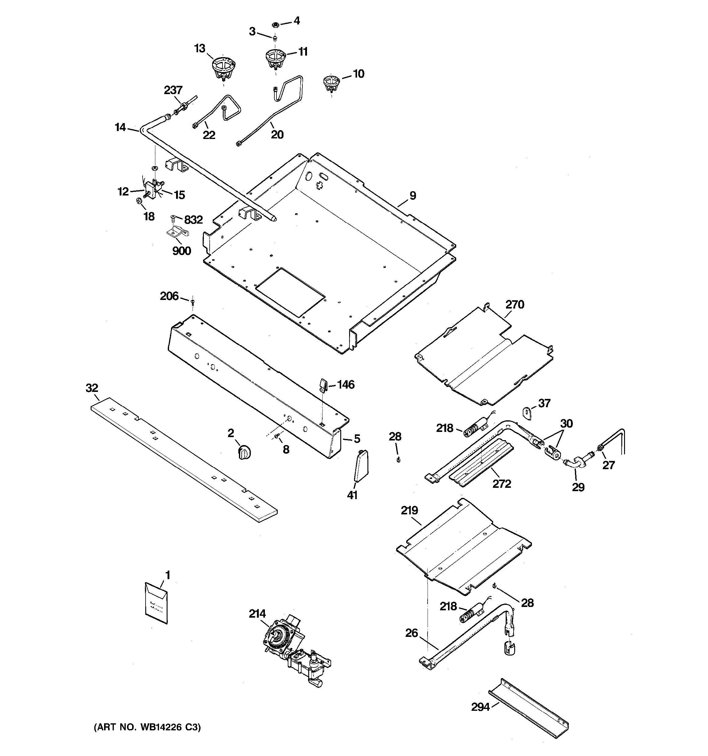 Gas & burner parts