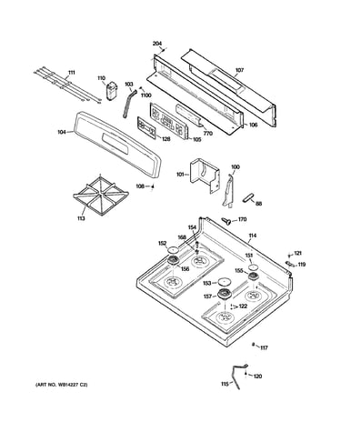 Control panel & cooktop