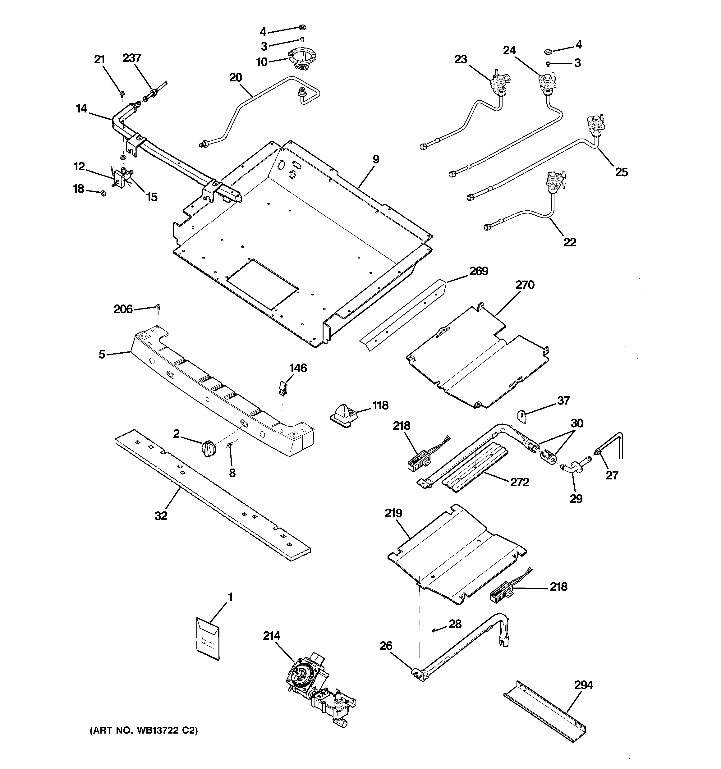 Gas & burner parts