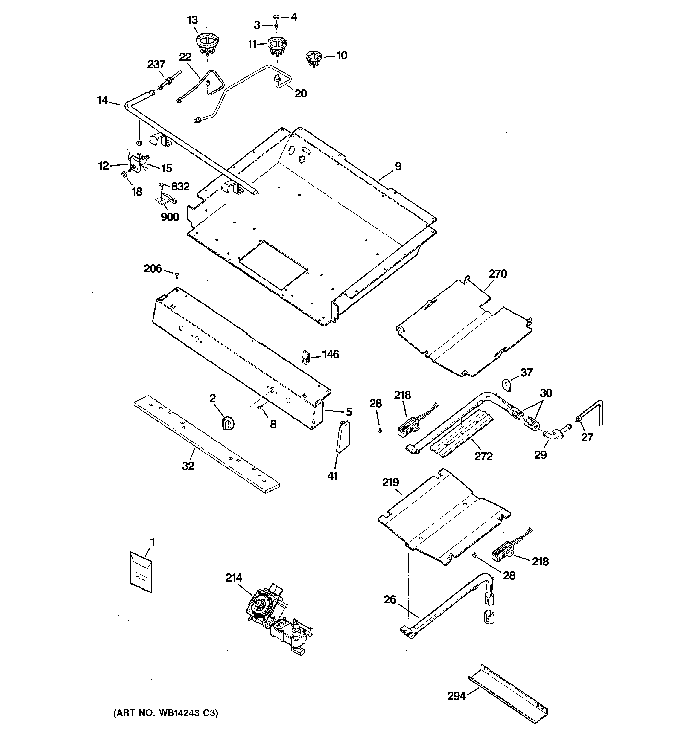 Gas & burner parts