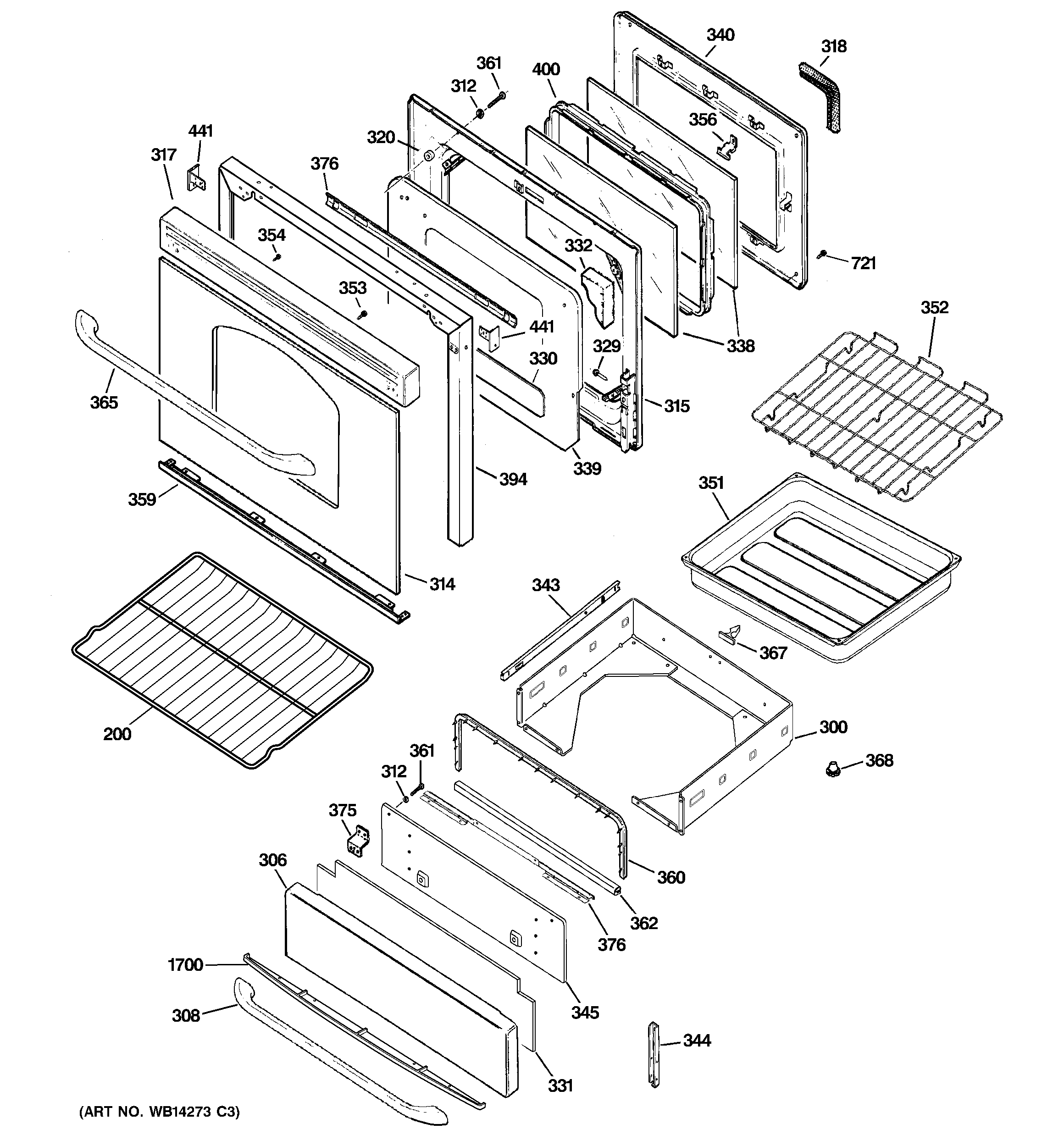 Door & drawer parts
