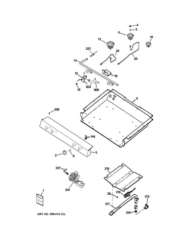 Gas & burner parts