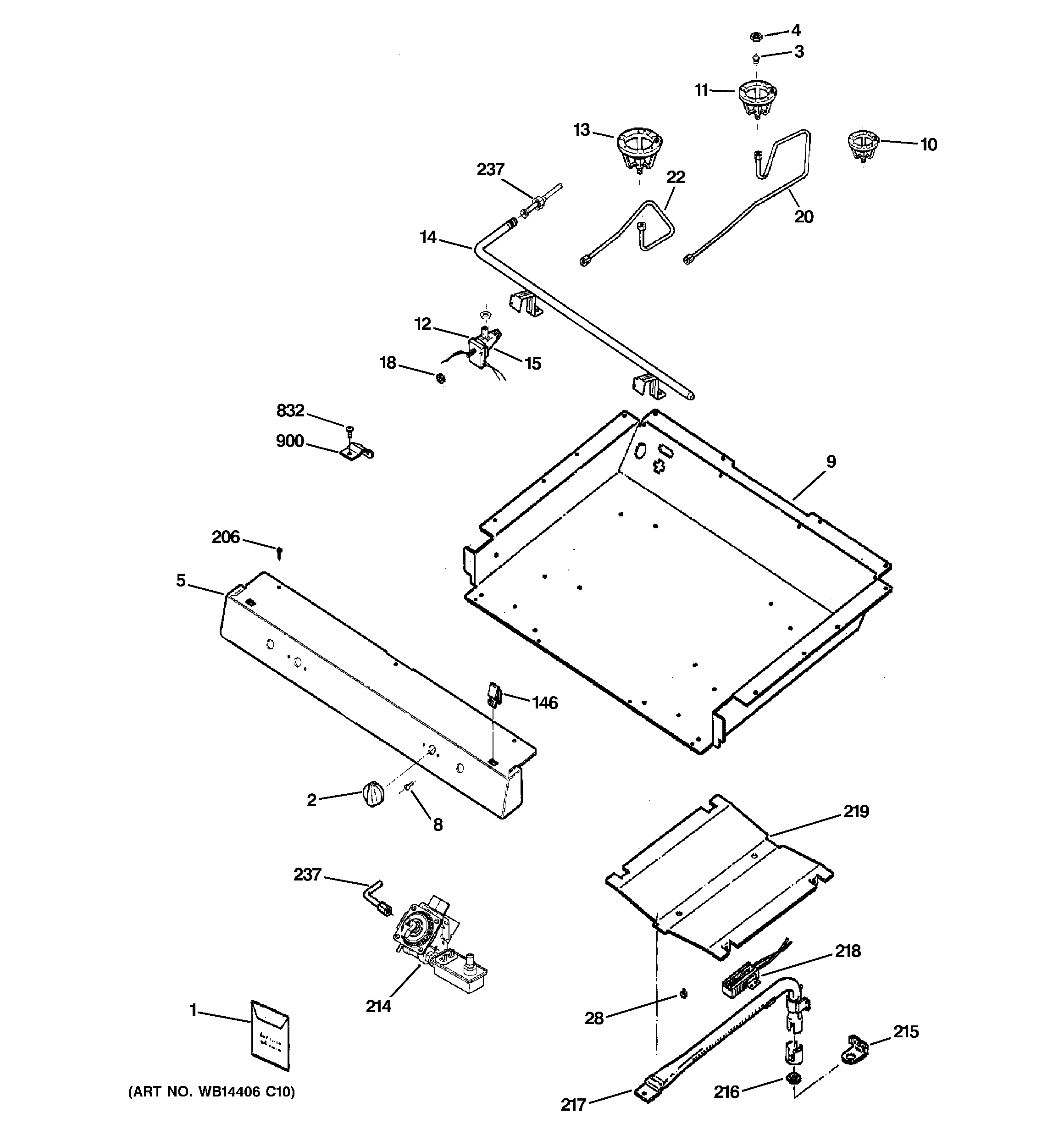 Gas & burner parts