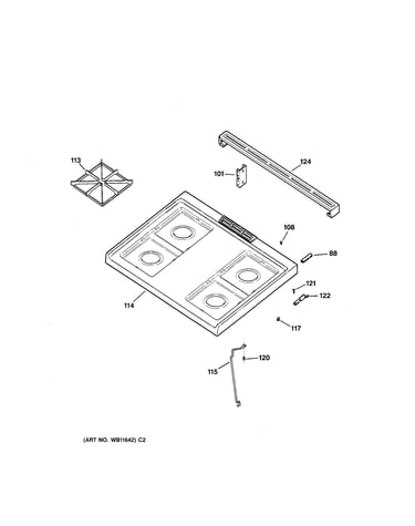 Control panel & cooktop