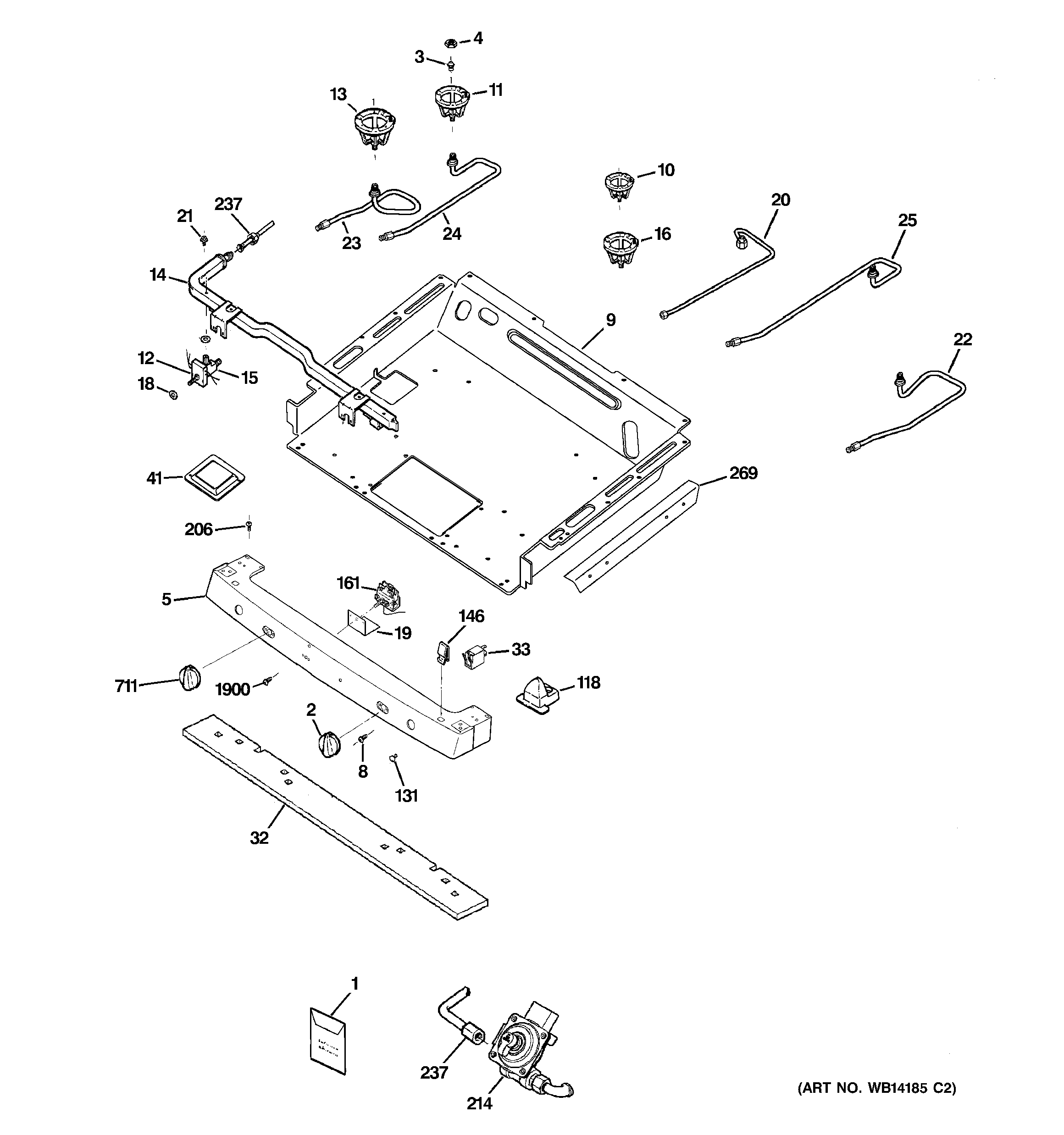 Gas & burner parts