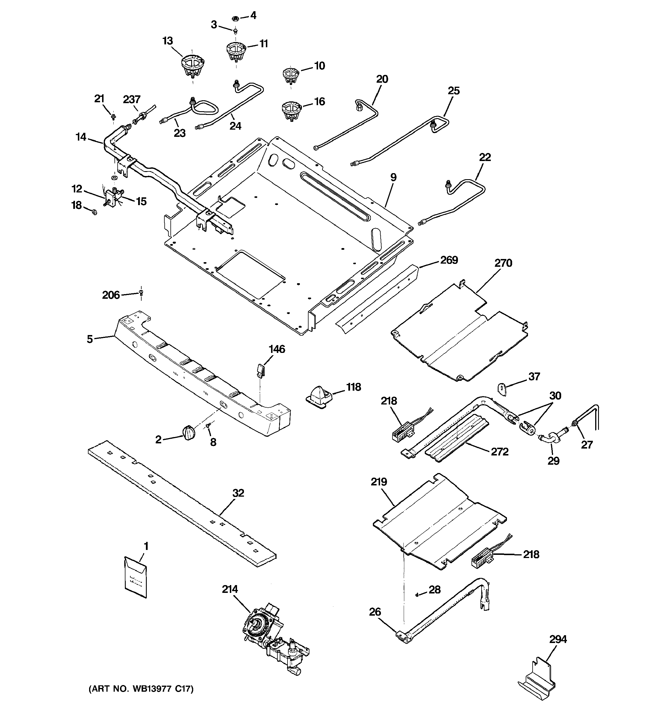 Gas & burner parts