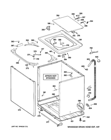 Cabinet, cover & front panel