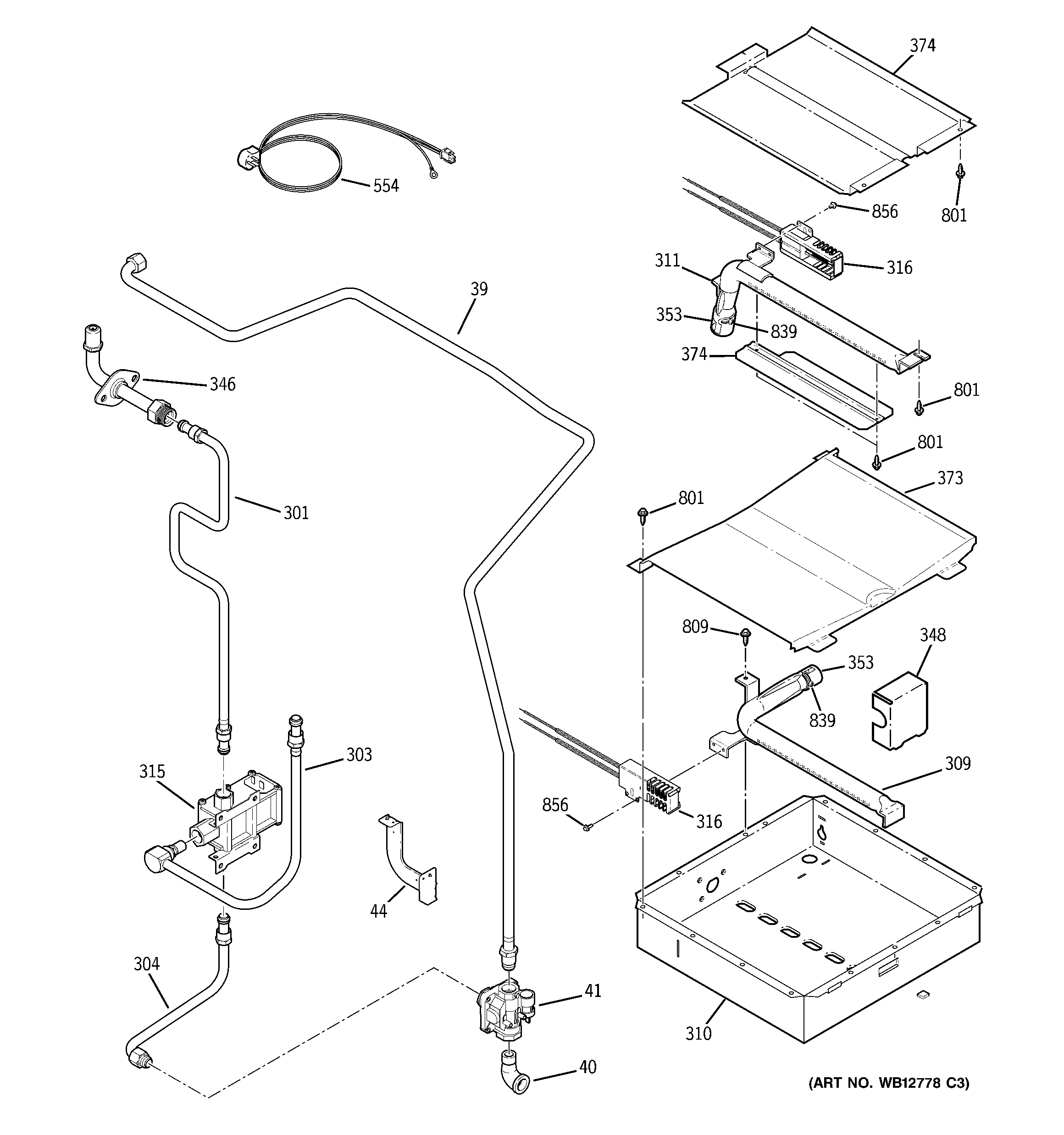 Gas & burner parts
