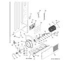 GE GDSL3KCYALLS machine compartment diagram