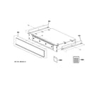 GE JX2201NSS02 storage drawer assembly diagram