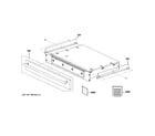 GE ZX2201NSS02 storage drawer assembly diagram