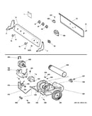 Backsplash, blower & motor assembly