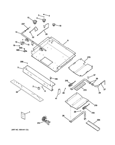 Gas & burner parts