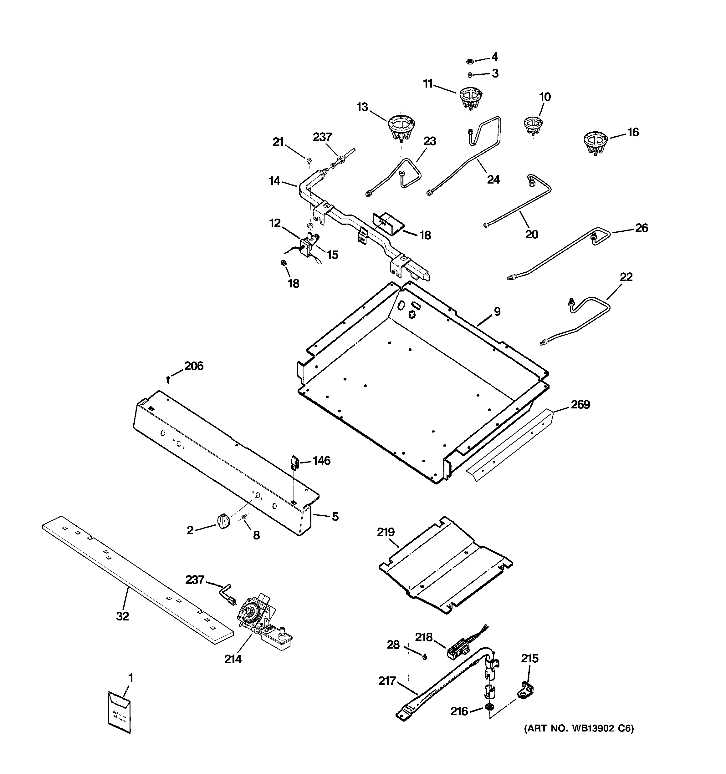 GAS & BURNER PARTS