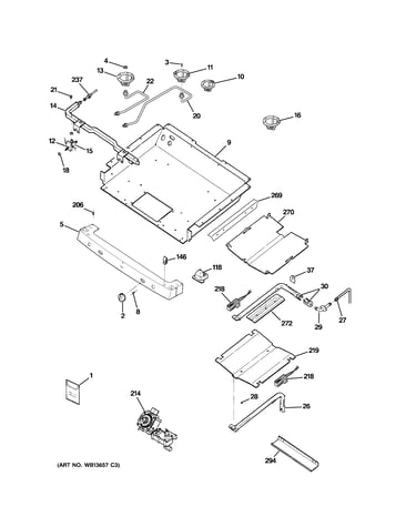 Gas & burner parts