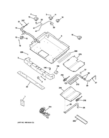 Gas & burner parts