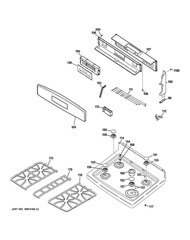 Control panel & cooktop