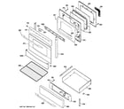 GE PGB900SEM3SS door & drawer parts diagram